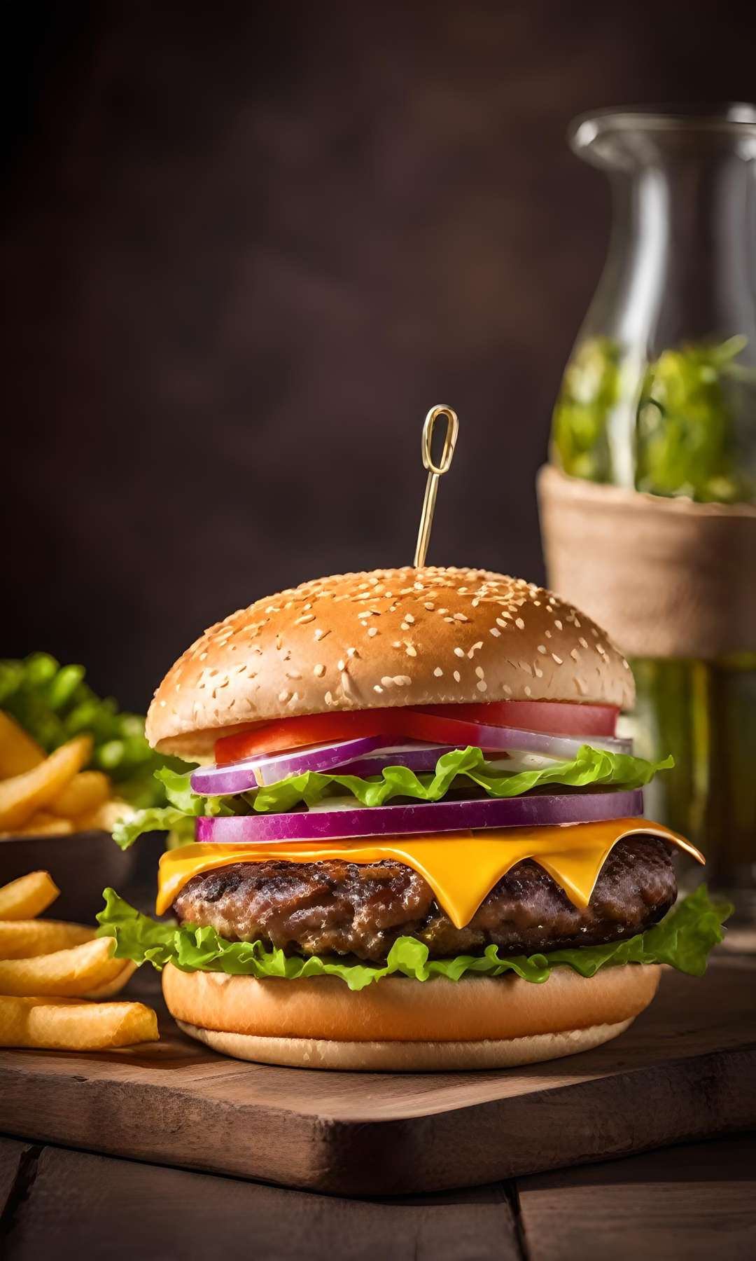 Food photography style best quality, humburger . Appetizing, professional, culinary, high-resolution, commercial, highly detailed