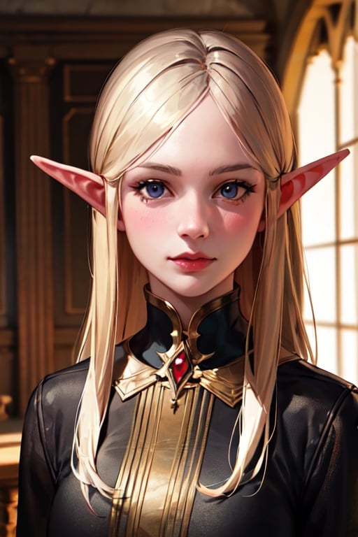 masterpiece, best quality, highres, 1girl, elf, realistic