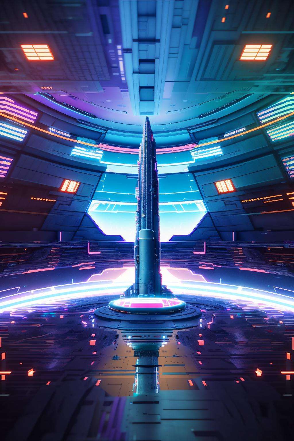 (  cyberspace_background ),  a futuristic landscape with a giant tower in the middle