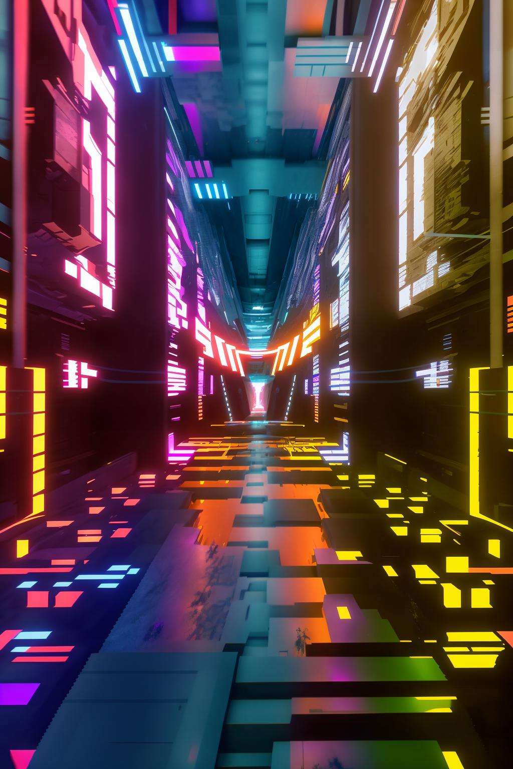 (  cyberspace_background ),  a long hallway with a bunch of lights