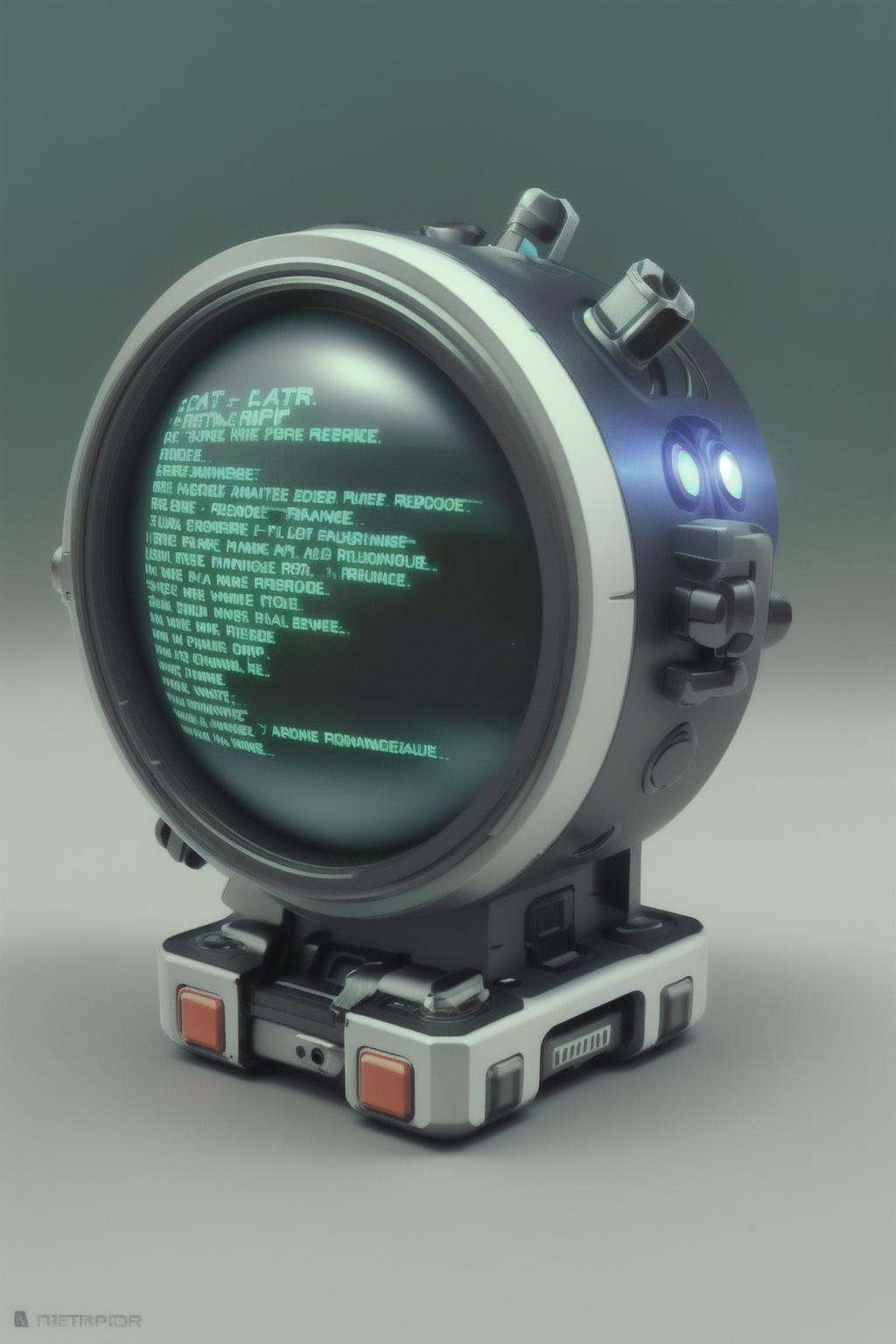 product photo of a hackers gadget, ( cyber_tech )  ,  reflective ,  f 8 aperture, a 3D render, new objectivity