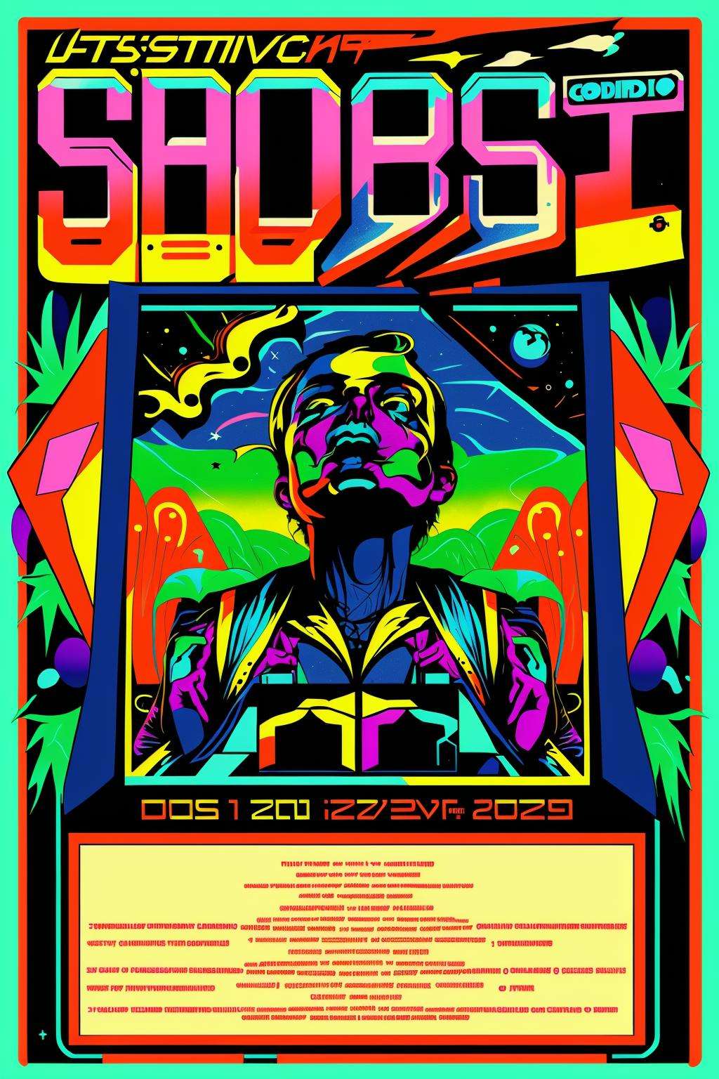 psy_poster , Psychedelic  poster ,   music festival, lsd , electronic music, rave