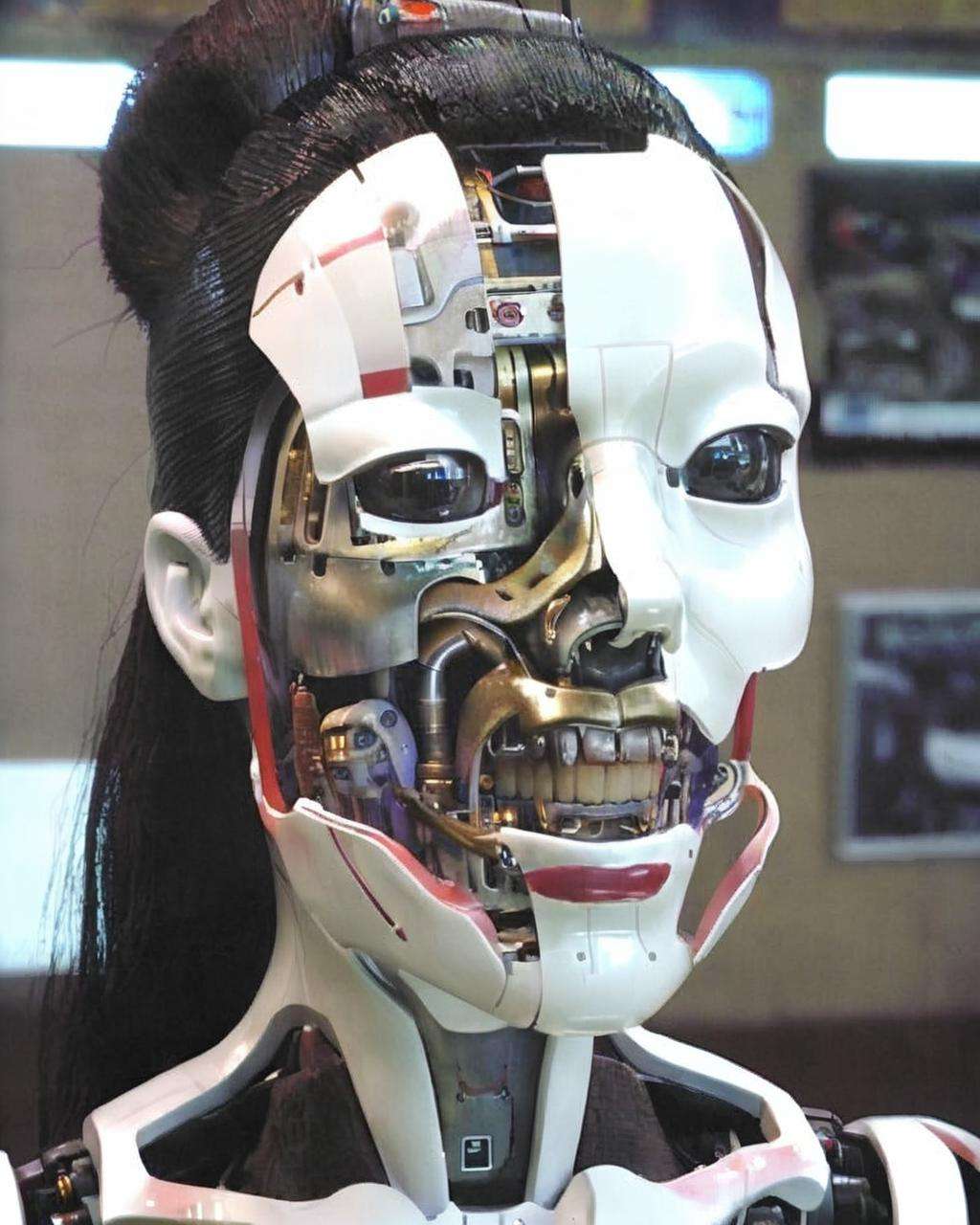 face robotics , cinematic, sci-fi<lora:Face_Robotics_sdxl:1.0>