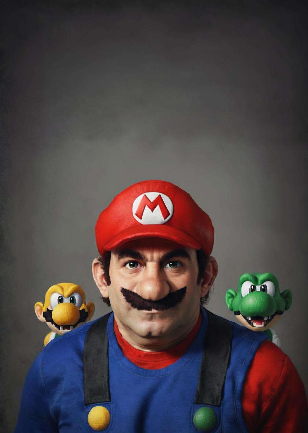 photo portrait of super mario bros<lora:Real_Mario_sdxl:1.0>