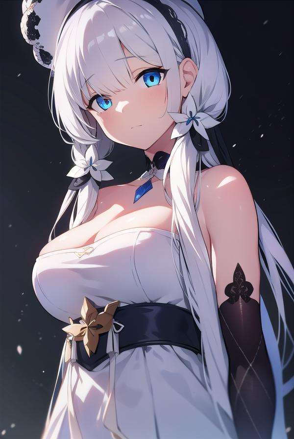 illustrious, <lora:illustrioustest:1>,illustrious, blue eyes, hair ornament, hair ribbon, long hair, mole, mole under eye, white hair,BREAK dress, elbow gloves, gloves, hat, ribbon, white dress, white gloves, white headwear,BREAK looking at viewer,BREAK outdoors,BREAK <lora:GoodHands-vanilla:1>, (masterpiece:1.2), best quality, high resolution, unity 8k wallpaper, (illustration:0.8), (beautiful detailed eyes:1.6), extremely detailed face, perfect lighting, extremely detailed CG, (perfect hands, perfect anatomy),