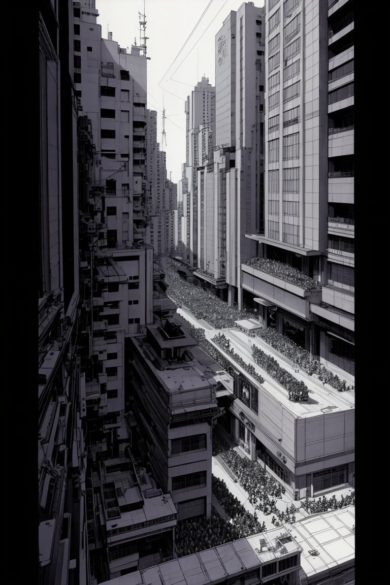 by Katsuhiro Otomo epic composition lots of details microdetalization --ar 1.2