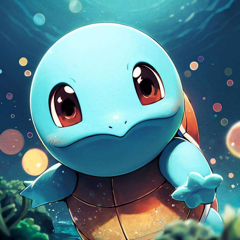 centered, award winning photo, (looking at viewer:1.2), | Squirtle_Pokemon,| underwater, bubbles, | bokeh, depth of field, cinematic composition, |<lora:Squirtle_Pokemon:0.8>