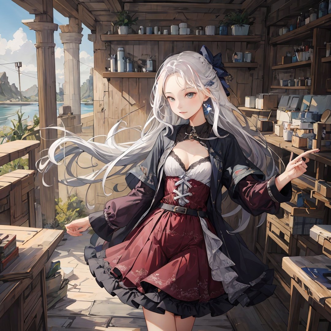 1girl,moyou,masterpiece,best quality,White hair,