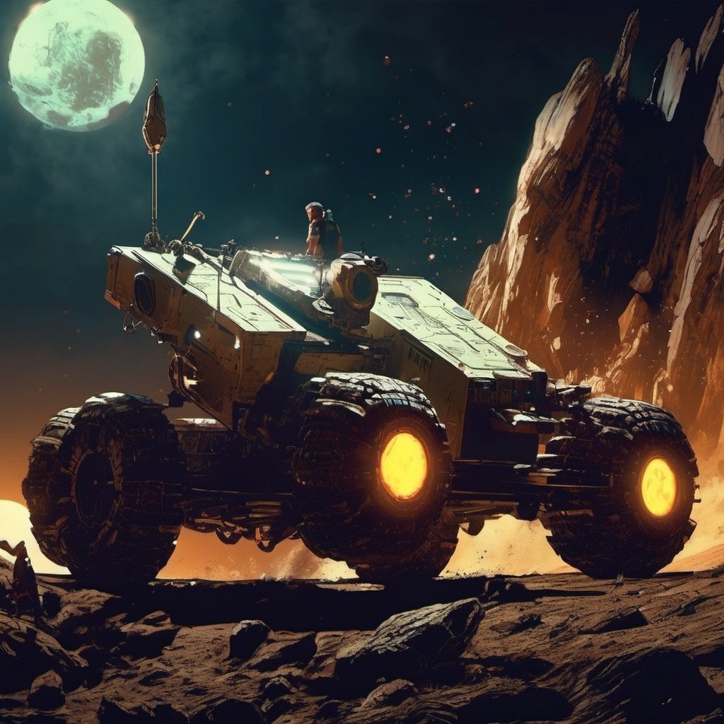 Moonlander, in the moon surface, send by India, doing experiments, monn landscape with dust and rocks , dark side of moon, cinematic, 4k, epic Steven Spielberg movie still, sharp focus, emitting diodes, smoke, artillery, sparks, racks, system unit, motherboard, by pascal blanche rutkowski repin artstation hyperrealism painting concept art of detailed character design matte painting, 4 k resolution blade runner