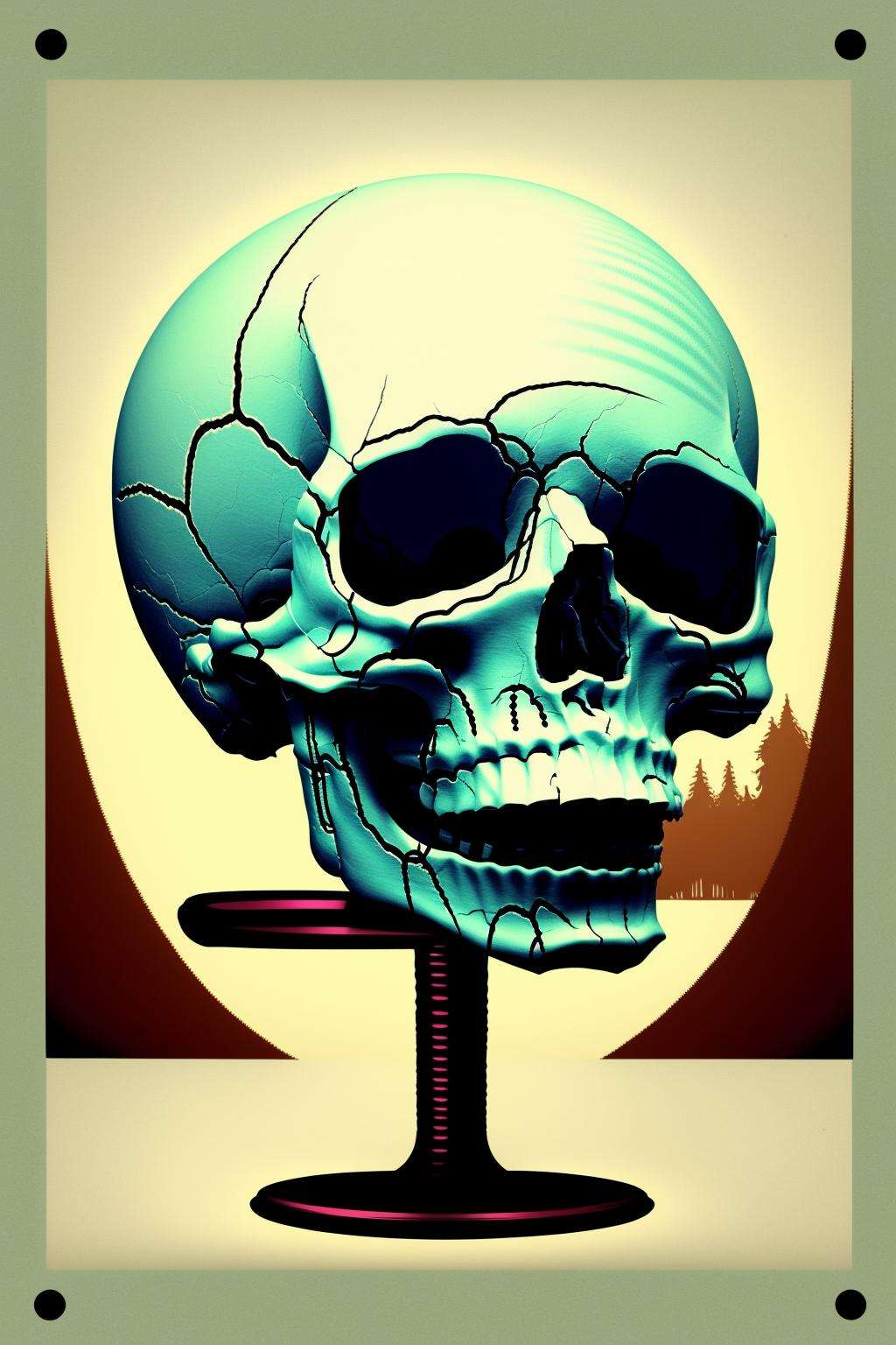a skull , skull_graphics , Tom Gauld, Sam Island, James Sturm