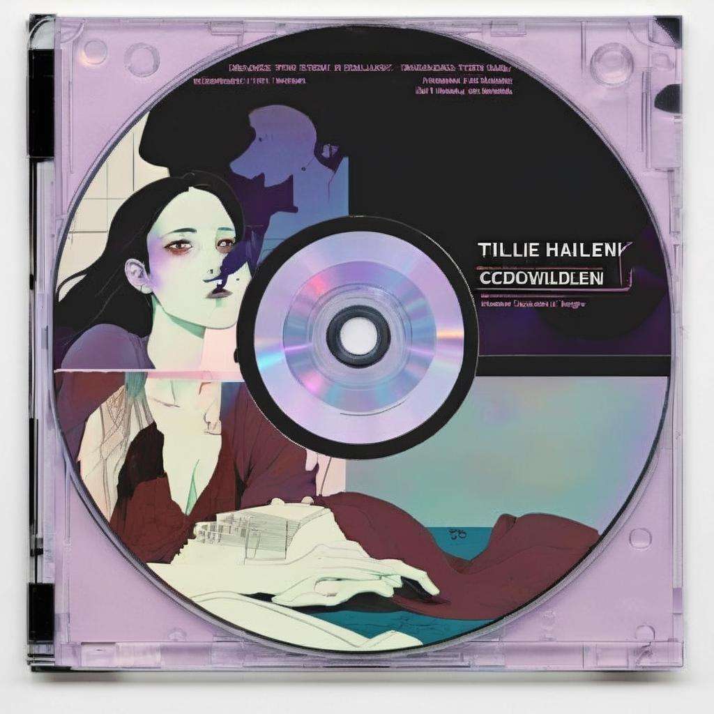 product photo cd ,cd_music , Tillie Walden , Tomer Hanuka , Olimpia Zagnoli<lora:cd_music:1.0>