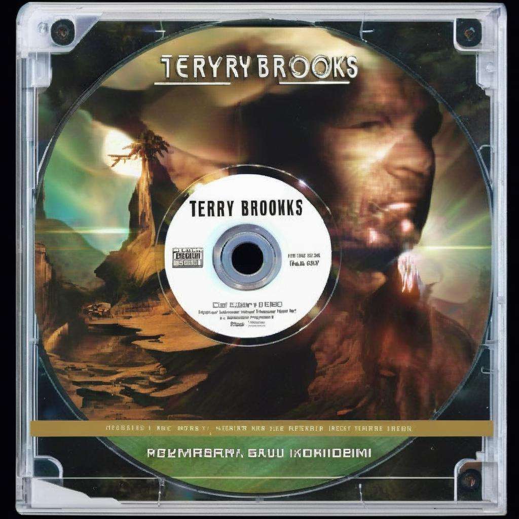 product photo cd,  music by Terry Brooks<lora:cd_music:1.0>