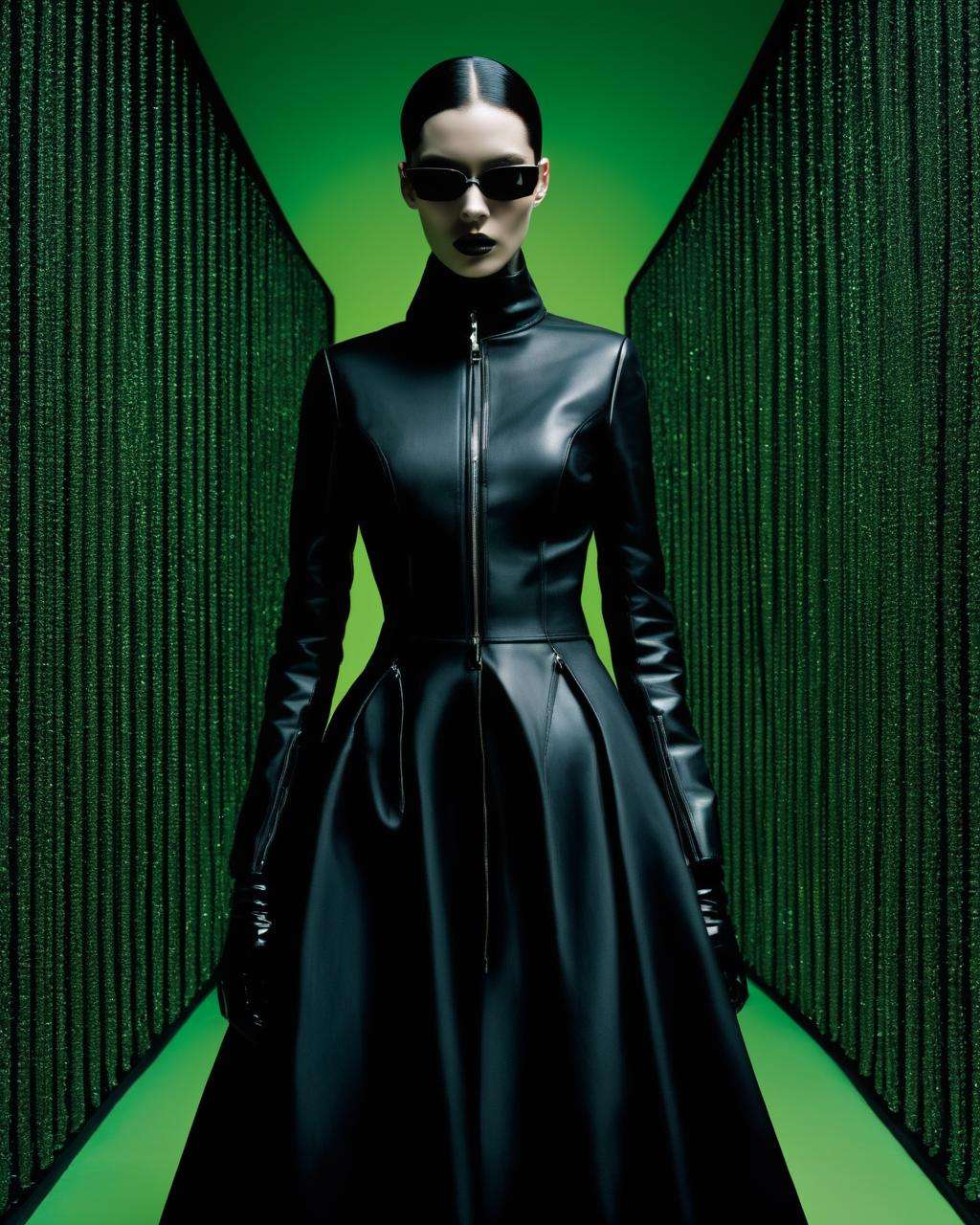 weird fashion, by Ola Hudson, by Carlos Campos, by Kein Cross , fashion photography , inspired by matrix<lora:weird_fashion:1.0>