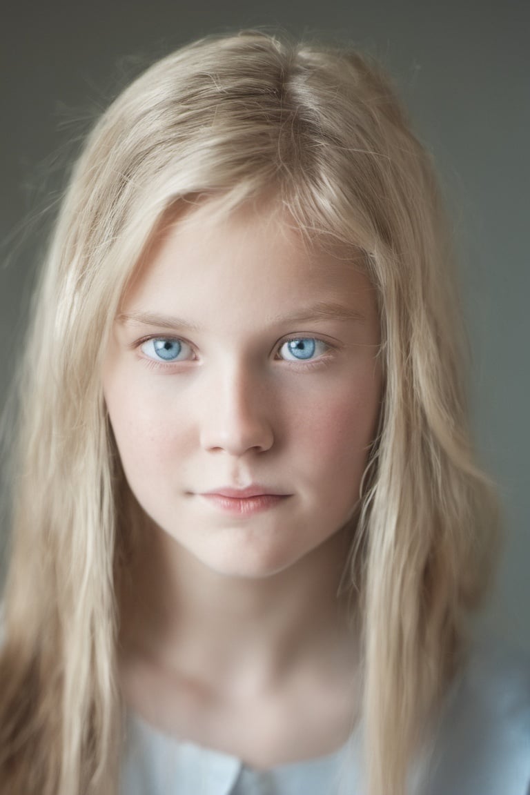 portrait of a girl,looking_at_camera,sky blue eyes,