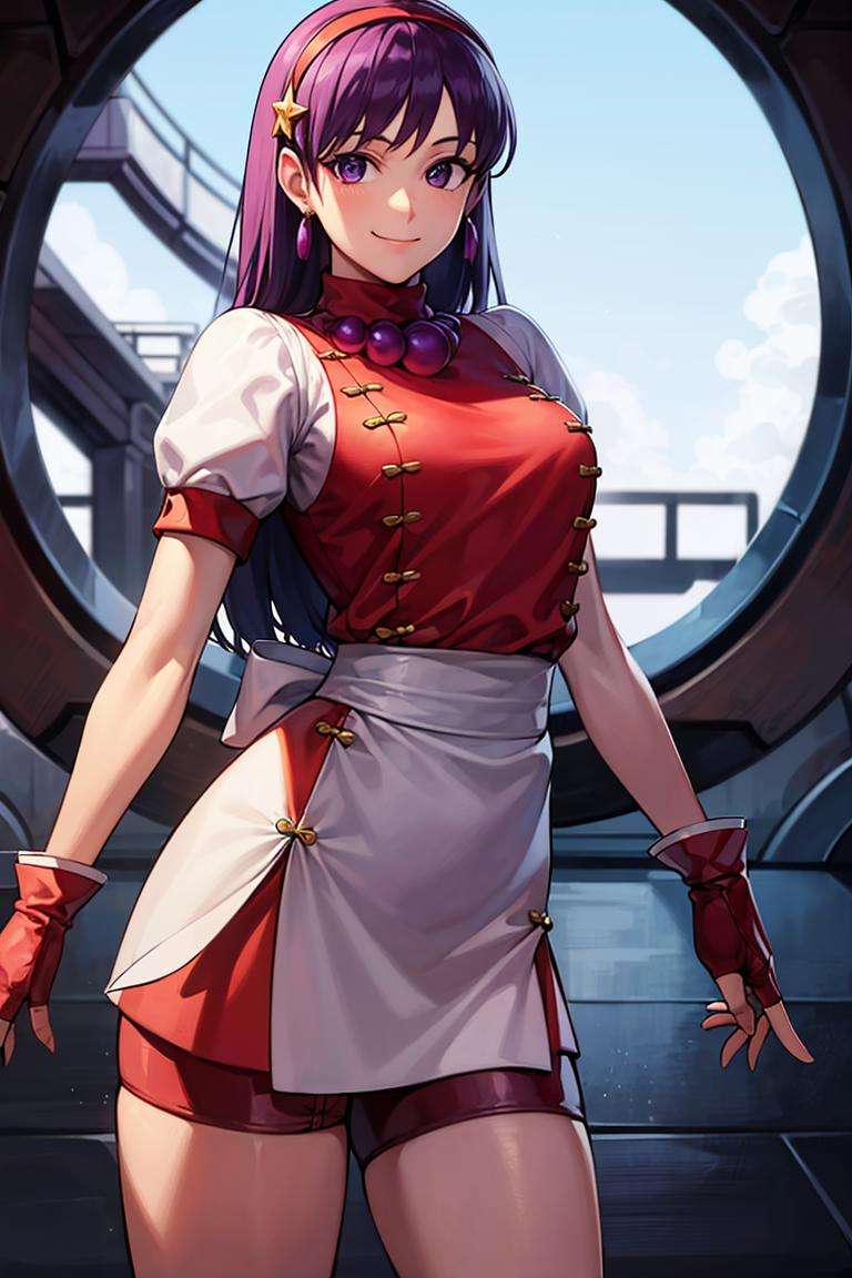 ((masterpiece,best quality)), absurdres,<lora:Athena_Asamiya:0.7>, Athena_Asamiya, solo, smiling, looking at viewer, cowboy shot, cinematic composition, dynamic pose,