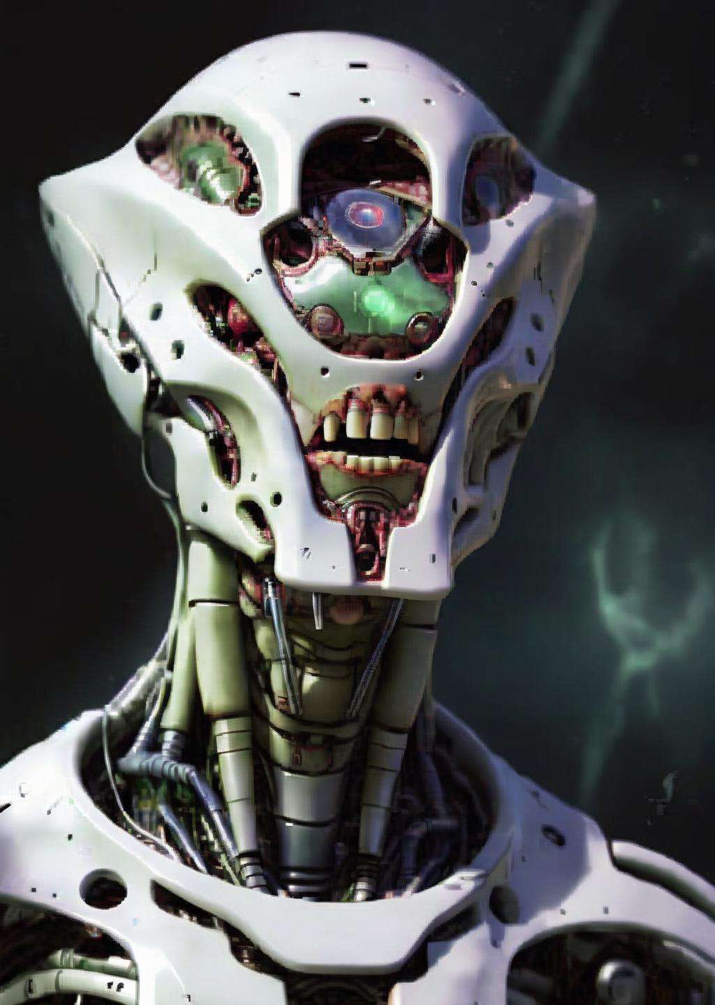 alien god , a man with a broken head and a broken face robotic<lora:Alien_God_sdxl:1.0>