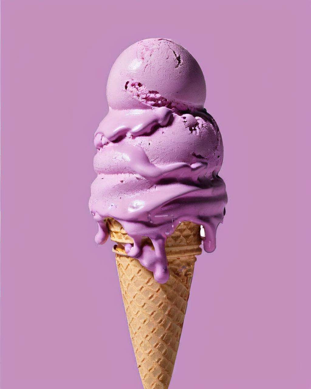 an ice cream, mauve<lora:Chroma_Essence:1.0>