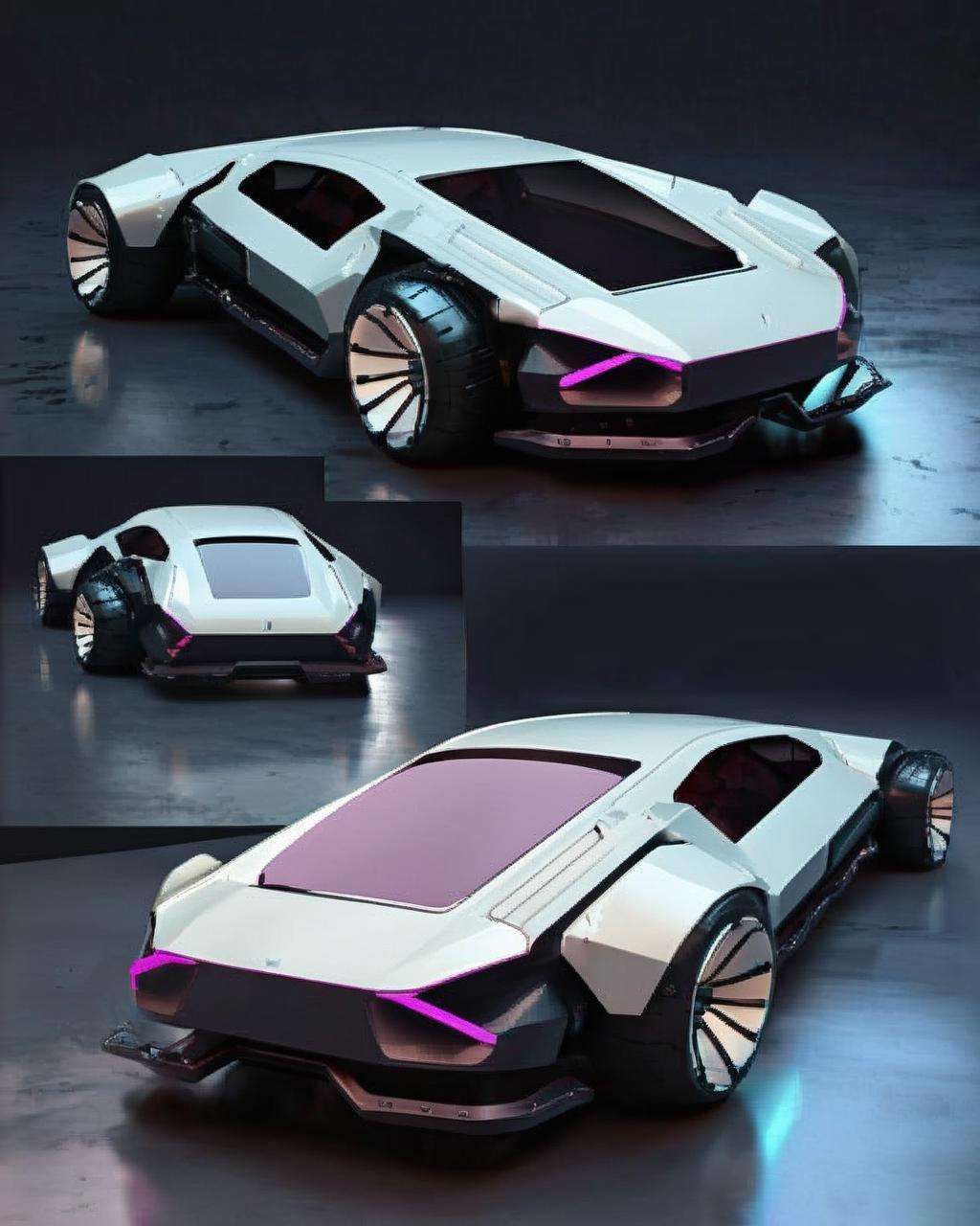 a concept car inspired by cyberpunk<lora:concept_car:1.0>