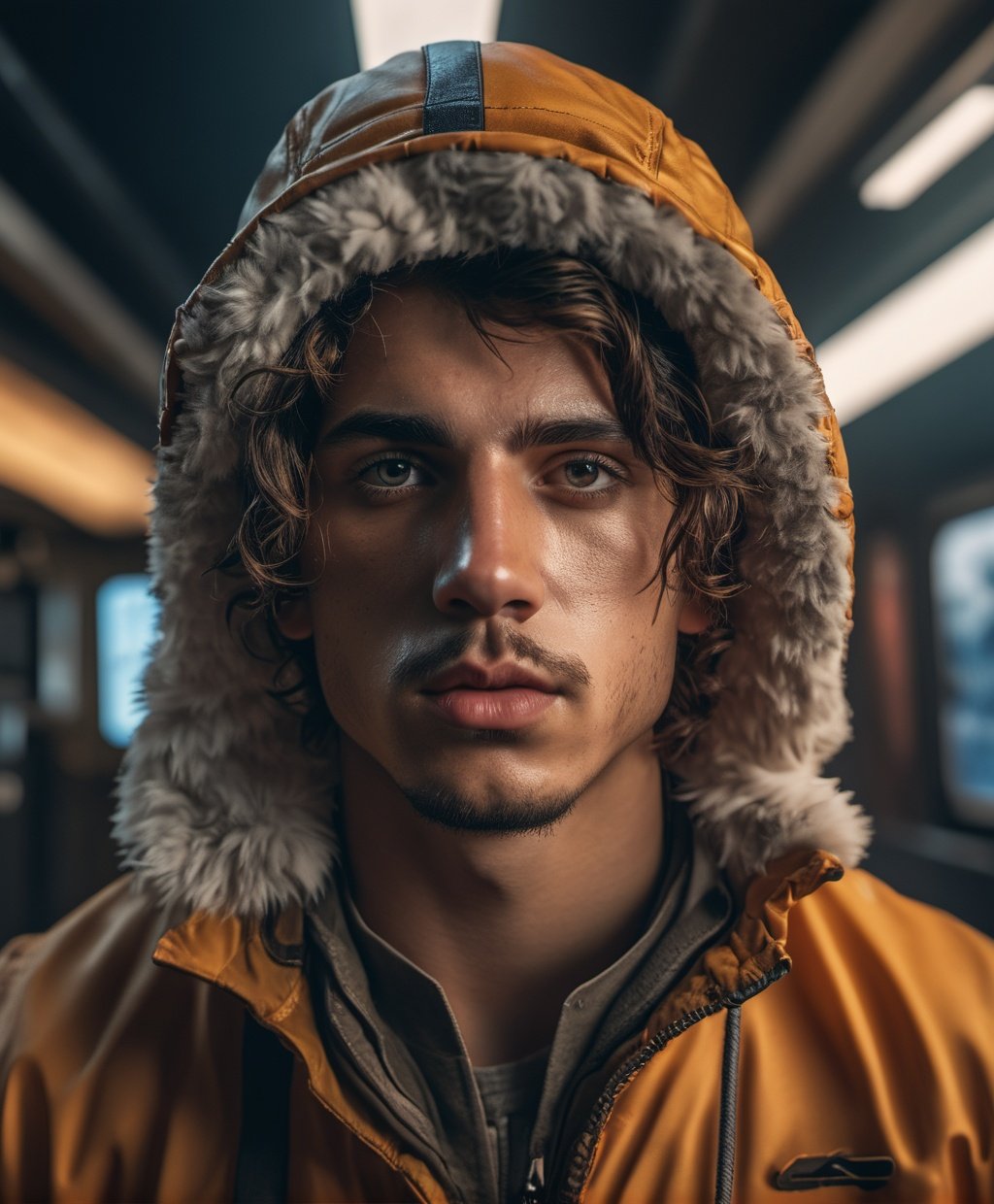 un ragazzo trapper photography, digital art, 8k, future, Cinematic, Photography, Ultra - Wide Angle, Depth of Field, hyper - detailed, insane details, intricate details, beautifully color graded, Unreal Engine 5, Cinematic, Photoshoot, Shot on 25mm lens