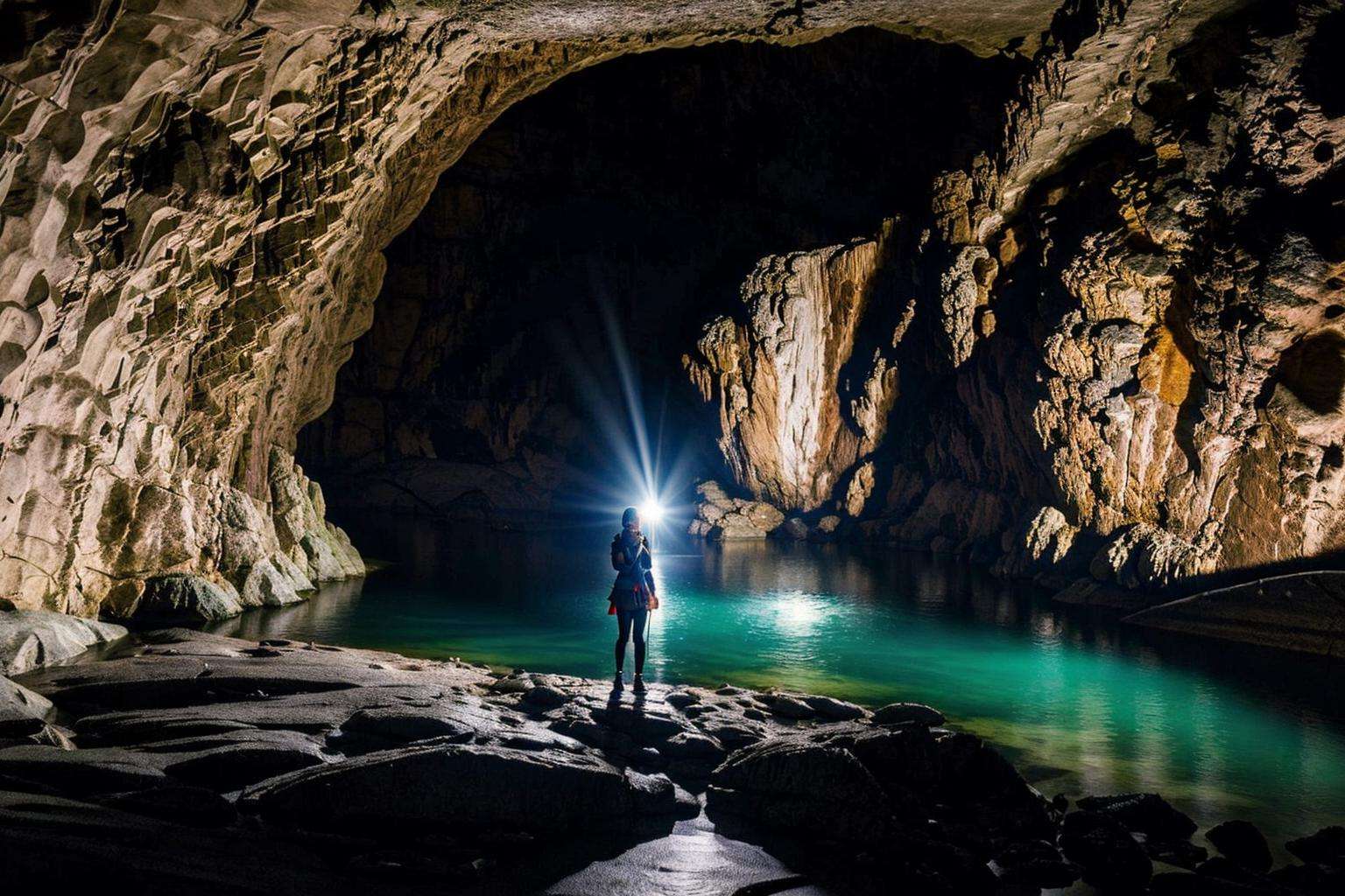 <lora:sondoong-000010:0.7>, cave, sondoong, forest, plant, from above, 1girl, a stunning photo with beautiful saturation, ((far shot)), ultra high res,(realistic:1.4)),deep shadow,(best quality, masterpiece), pale skin, dimly lit, shade, flustered, blush, highly detailed, ((full body:1.3)), skinny, BREAK depth of field, film grain, wrinkled skin, looking at viewer, knee,  warm smile, ((cave adventure costume)),, (masterpiece,best quality:1.5)