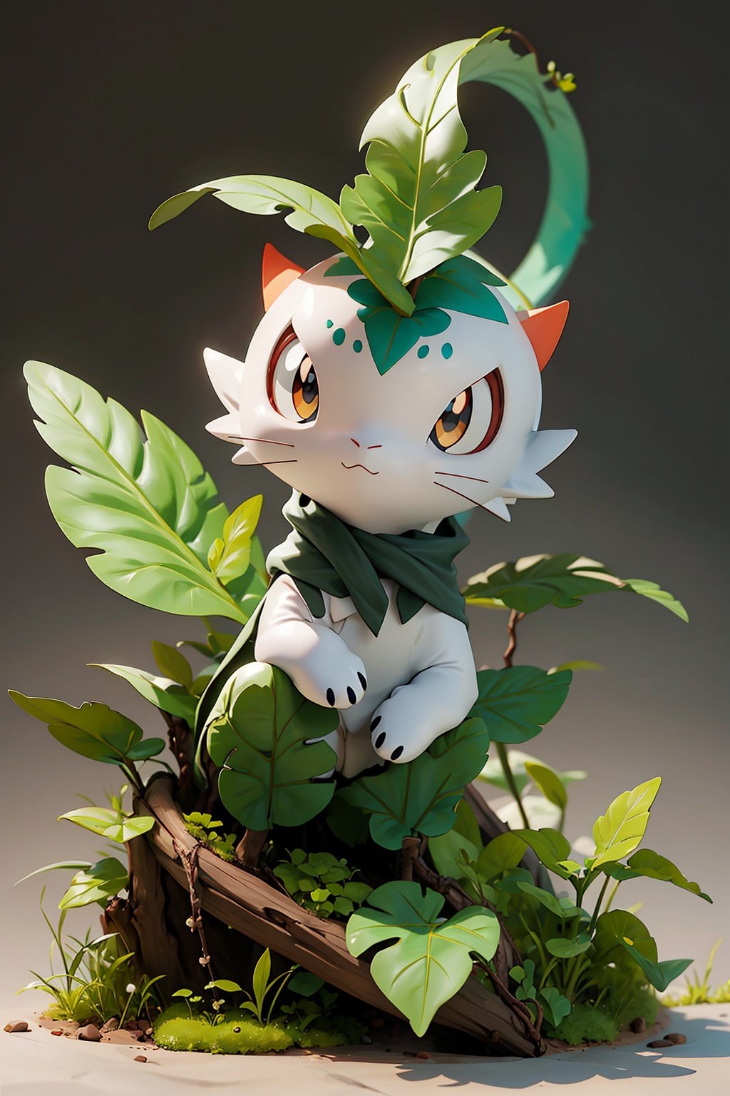 leaf,pokemon_\(creature\),vine | image created by | Tensor.Art