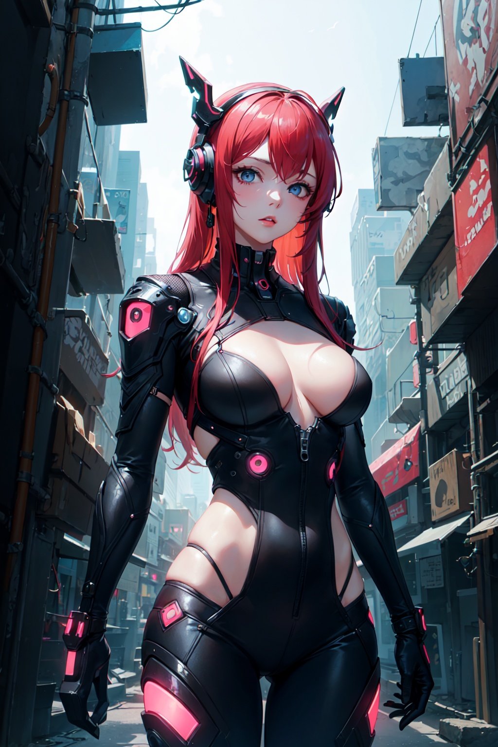 1girl(masterpiece, top quality, best quality, art, beautiful and aesthetic:1.2), (1girl), extreme detailed,(art:1.3),colorful,highest detailed, Cyberpunk