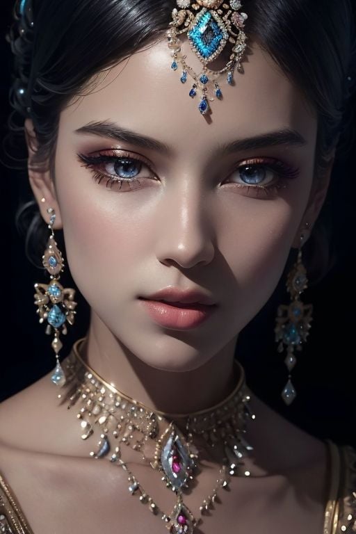 1girl, upper body，beautifully lit,cinematic lighting,ray tracing,3d,3d render,high-precision shadows,close-up,(imid shot,macro shot:1.25),(Detailed face description),(Detailed hair description),(Detailed clothes description),{Extremely Delicate Beautiful},(detailed eye description),((Delicate Faces)),(Beautiful and detailed facial depiction),Realistic skin, realistic light and shadow, <lora:绪儿-华丽脸模:0.8>
