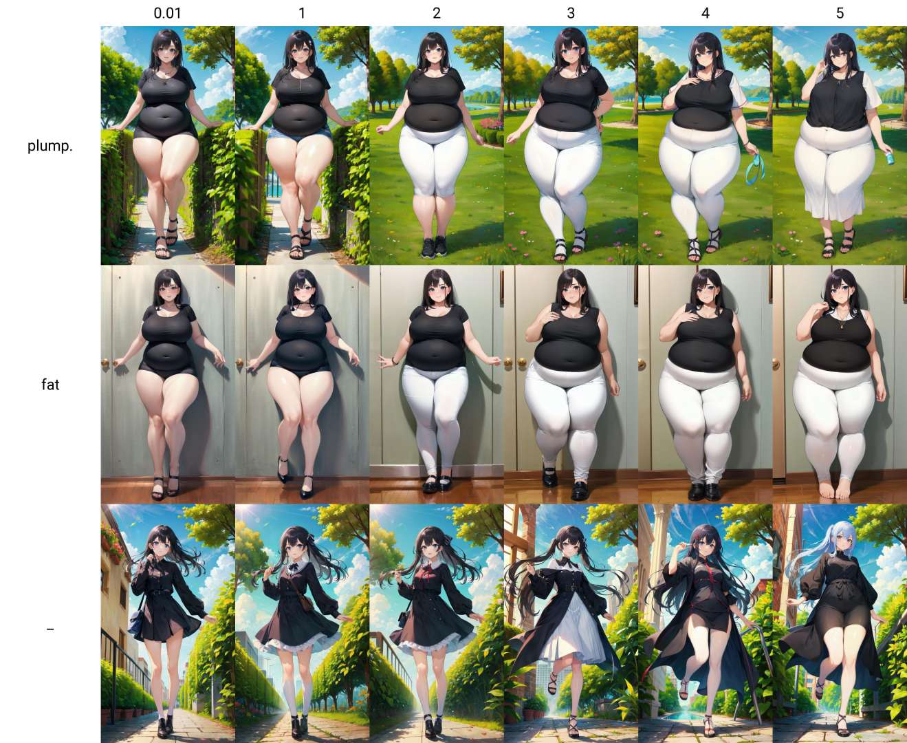 1girl, full body, plump.,  <lora:plump_control_v1.0:0.01>