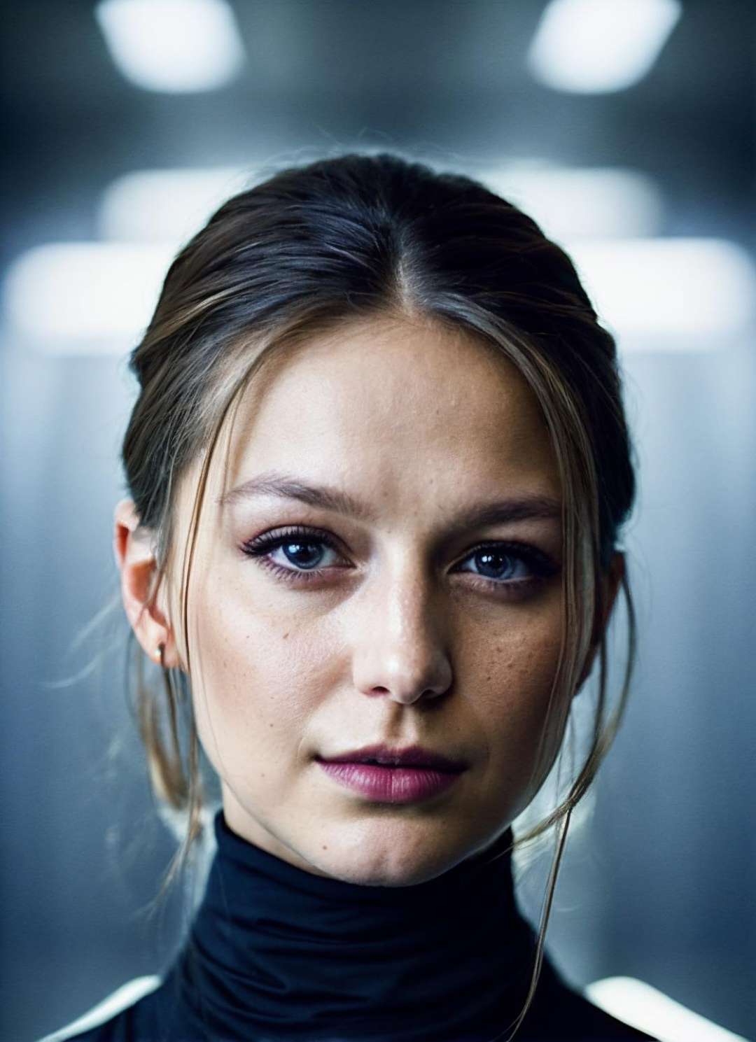 A stunning intricate full color portrait of (sks woman:1), wearing a black turtleneck, epic character composition, by ilya kuvshinov, alessio albi, nina masic, sharp focus, natural lighting, subsurface scattering, f2, 35mm, film grain, <lora:locon_melissa_v1_from_v1_64_32:1.3>