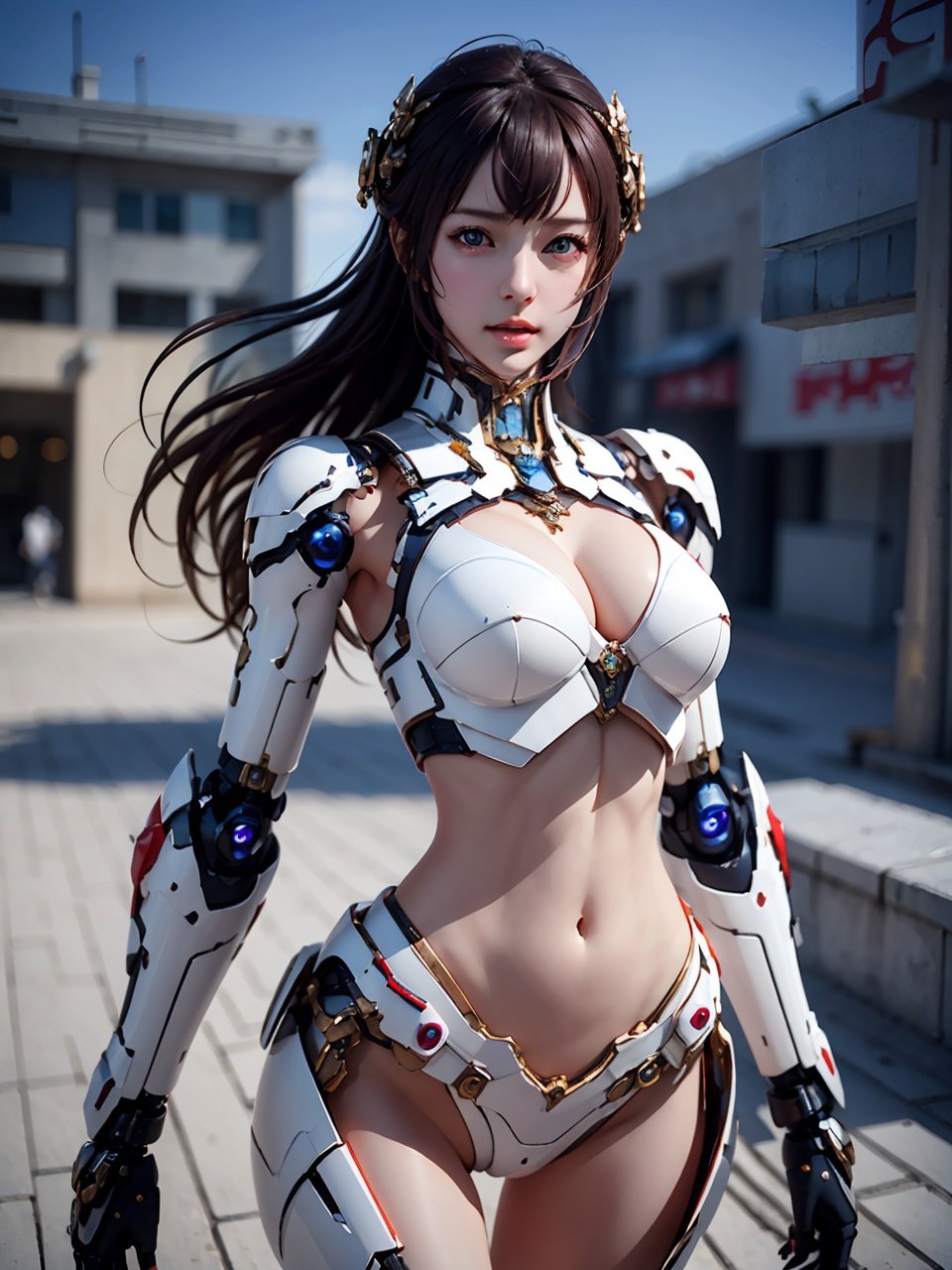 (best quality, masterpiece:1.2),ultra detailed,(photo realistic:1.4),mecha_girl_figure,