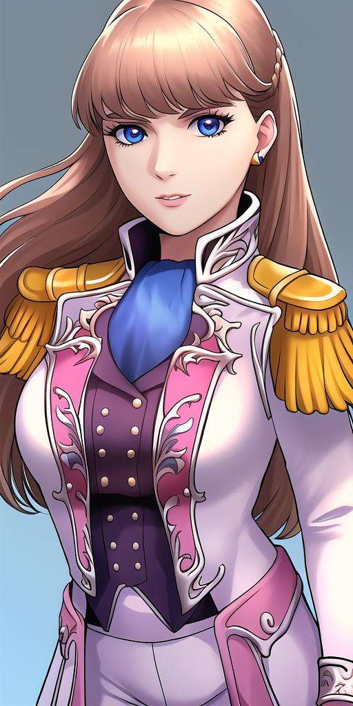 <lora:RelenaPeacecraft:.9>, RelenaPeacecraft, masterpiece, best quality, detailed face, detailed eyes, highres, large_breasts, standing, RelenaMilitaryUniform