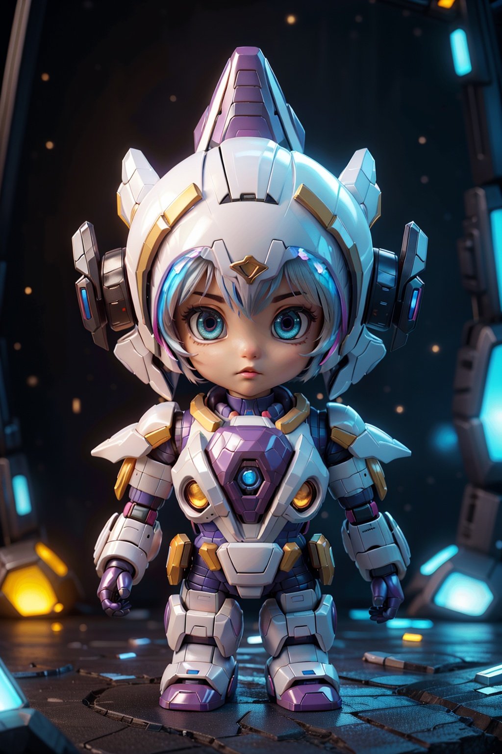 best quality,extremely detailed,detailed background,anime,a young beautiful girl,very long rainbow hair,(close shot),extremely detailed face,an extremely delicate and beautiful mecha girl,extremely detailed eyes,(floating silver grey hair),(Iridescence and rainbow hair),(gradient color mecha clothes),(black and blue and purple mecha clothes),Iridescence and rainbow mecha,（bodysuit：0.8）,(cyberpunk),((scifi)),((sci-fi)),night,space,horizon,beautiful detailed starry sky,top of the city,(dynamic posture),solo focus,close up,depth of field,bokeh,cinematic lighting,atmospheric lighting,science fiction,close up shot,close-up photo,(close to the camera),close to the lens,(close to the viewer)