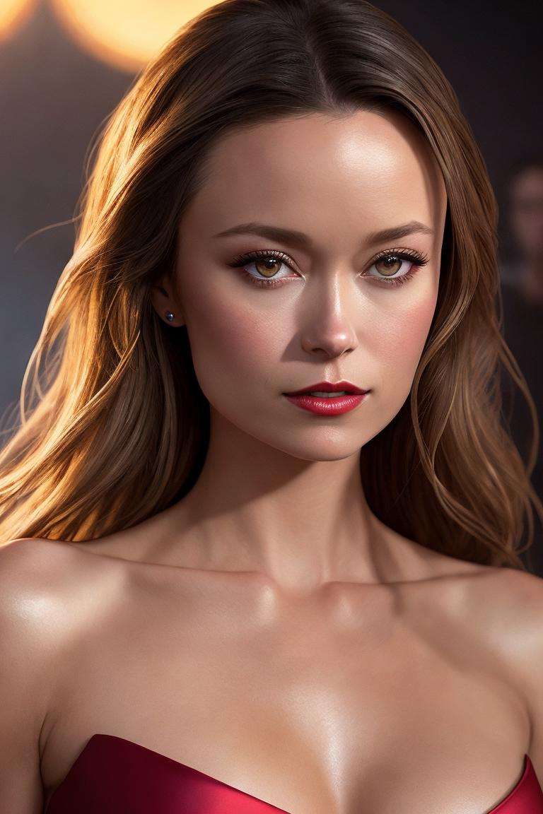 photo of (sumgl4u:0.99), a woman (wearing a tight dress with neckline:1.2), (stunningly sexy:1.3), (dancing with her hands on her chest:1.1), (people behind her:1.1), modelshoot style, (extremely detailed CG unity 8k wallpaper), photo of the most beautiful artwork in the world, professional photorealistic picture, NIKON, Antonio Moro, trending on ArtStation, trending on CGSociety, Intricate, High Detail, Sharp focus, dramatic, photorealistic painting art by midjourney and greg rutkowski, (surrounded by people), ((looking at viewer:1.3)), (detailed eyes:1.2), (night club), (red lips:1.1), (closeup), dark eyes