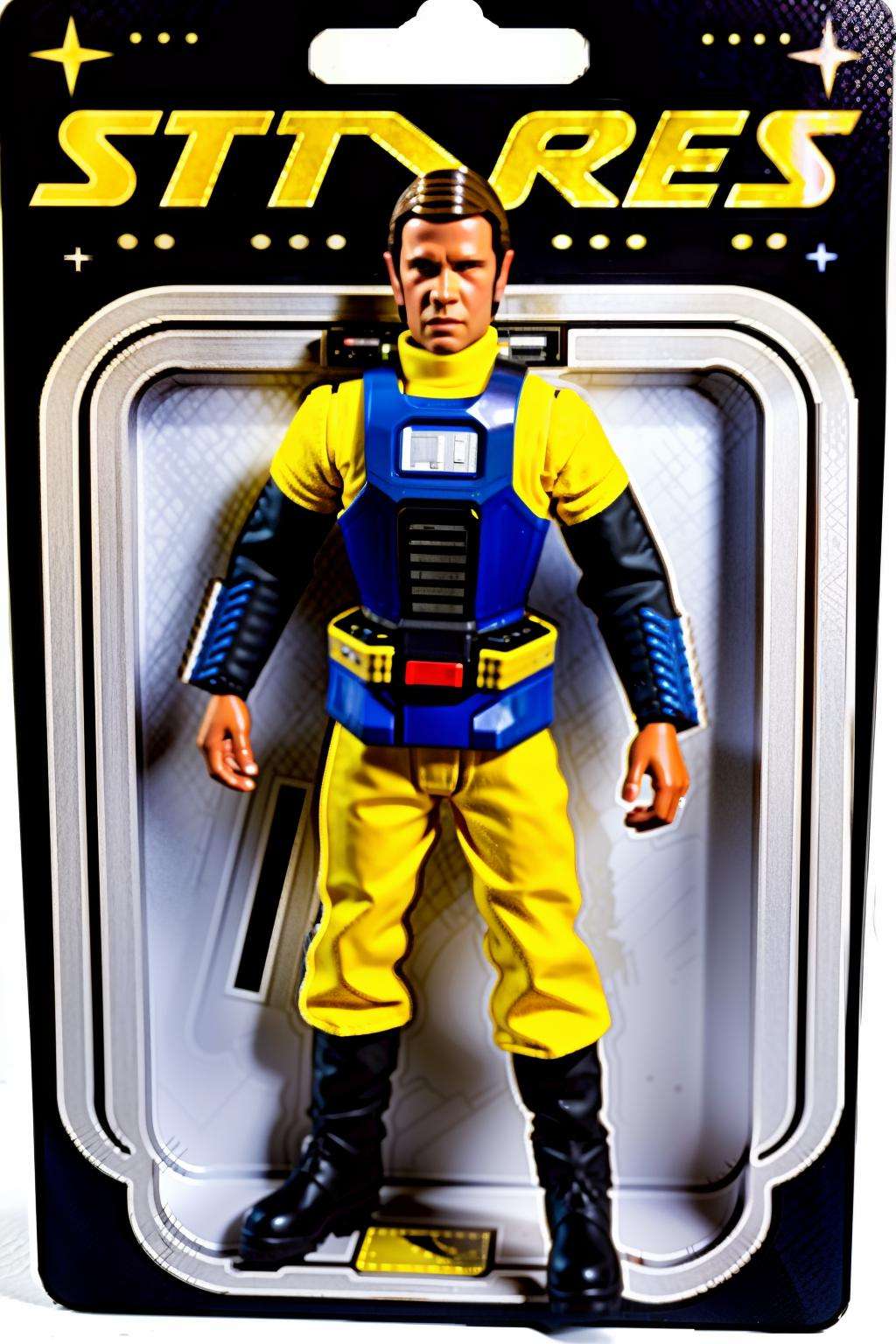 HawkTrek: Combining Hawkeye and Star Trek, this figure boasts marksmanship:0.6 and interstellar exploration:0.4. , awe_toys