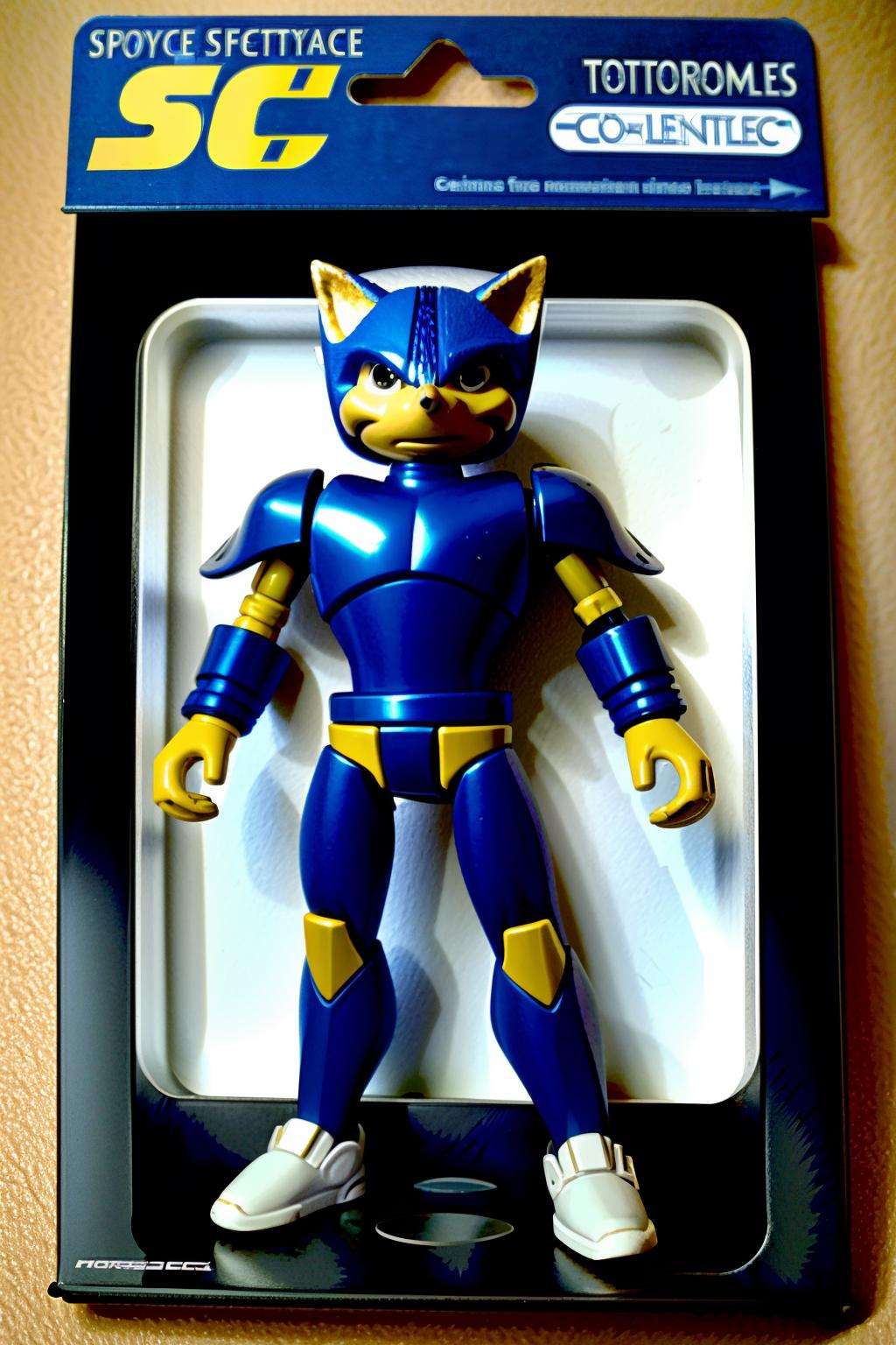 Cyborg the Hedgehog: Merging Cyborg from DC and Sonic the Hedgehog, this action figure boasts high-tech enhancements:0.6 and supersonic speed:0.4. , awe_toys