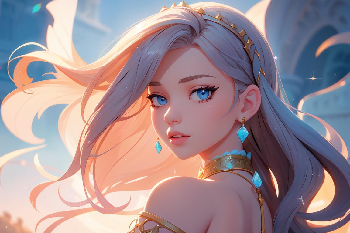 Medievalfantasy, 1girl, Queen,beautiful woman, grey messy hair, beautiful woman,  side view, clouseup shot,(Backlighting:1.3),
Sparkly, Surreal, Vibrance, epic detail, 8k, Brutal, Realism, Blue Hour, background:army npc
,girl,PachaMeme,kaede,1 girl