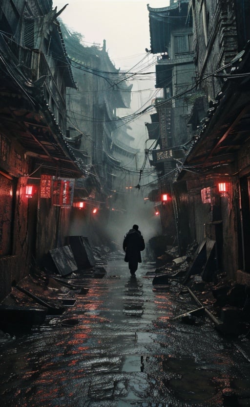 jiangchen,diyu,horror (theme),city,street