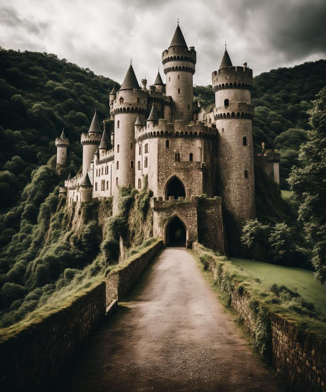mj, medieval castle