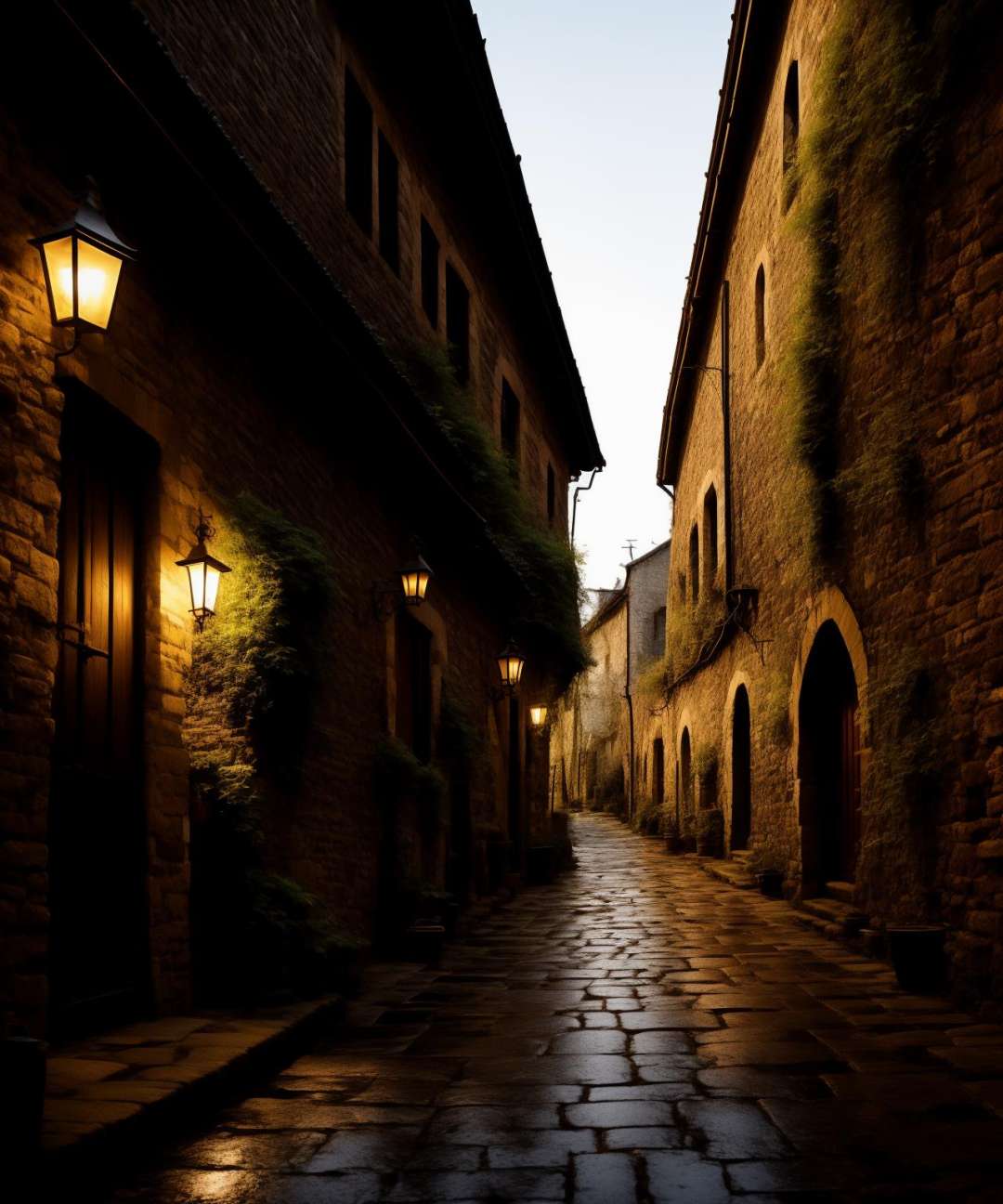 medieval alley