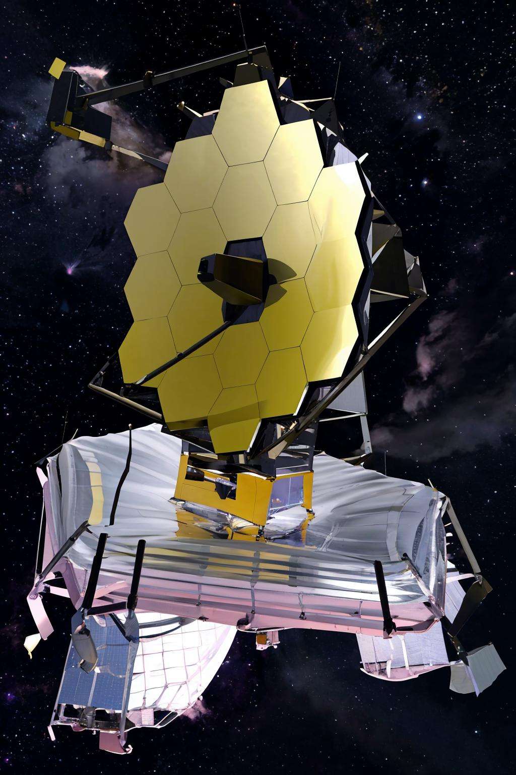 masterpiece, best quality, <lora:jwst-nasa-richy-v1:1> jwst, space, galaxy, nebula, spacecraft