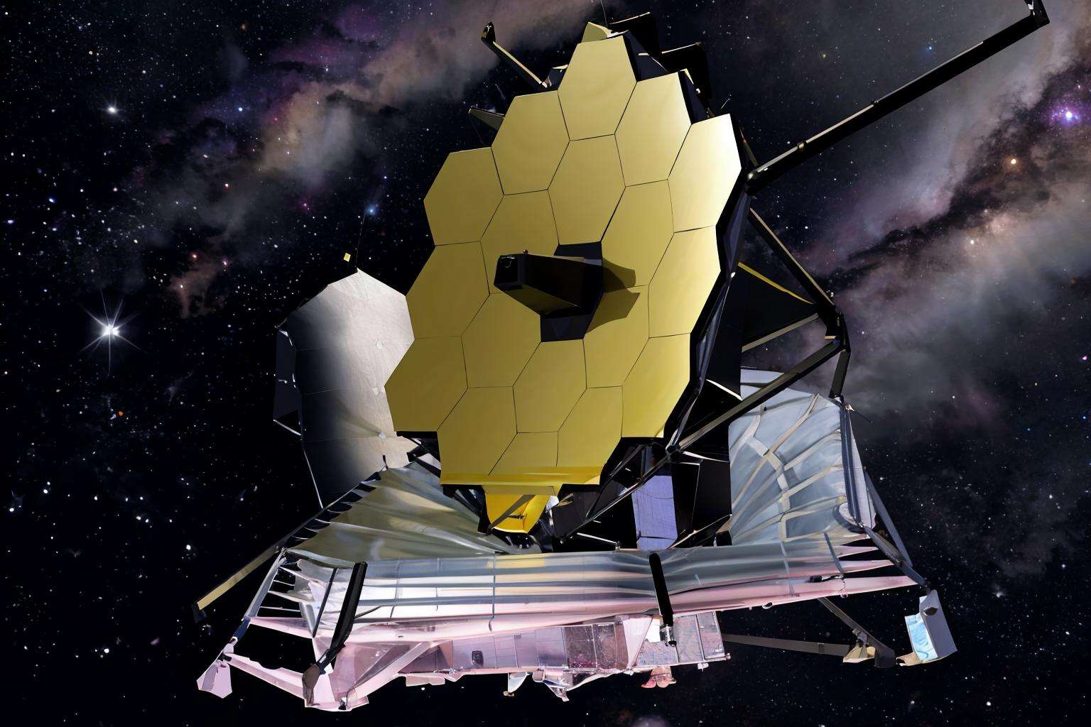 masterpiece, best quality, <lora:jwst-nasa-richy-v1:1> jwst, space, galaxy, nebula, spacecraft