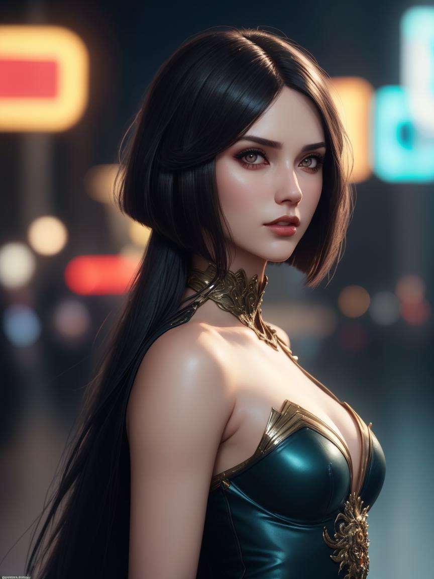 cinematic photo solo, beautiful woman, ((longtail bob)), long hair,  <lora:longtail_bob-1.0:0.8> fantasy, intricate, elegant, highly detailed, digital painting, artstation, concept art, smooth, sharp focus, illustration, art by artgerm and greg rutkowski . 35mm photograph, film, bokeh, professional, 4k, highly detailed