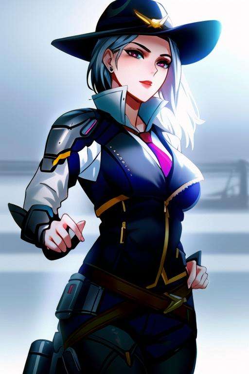 <lora:Ashe:.7>, ashe (overwatch), 1girl, solo, 