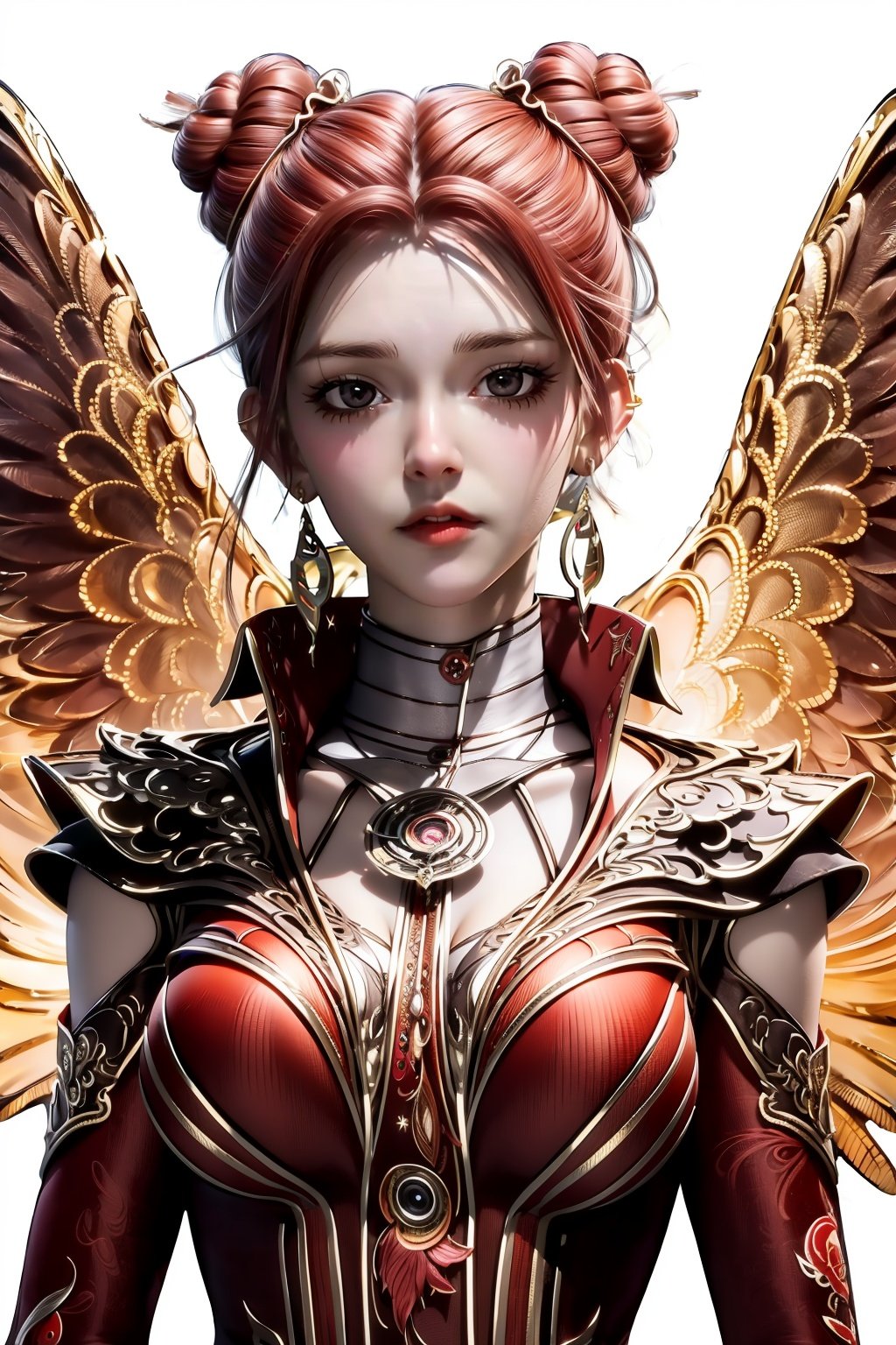 (Hyper Real), (illustration), (high resolution), (8K), (Very detailed), (Best Illustration), (Beautiful detailed eyes), (Best quality), (Super detailed), (Masterpiece), (the wallpaper), (Detailed face), Solo, (Dynamic pose), 1girl,jewelry,wings,dress,crystal,Peacock feathers,1 girl,yuyao,xwhd,(upper body),huliya,dzn-hd,yf-hd,mxt-hd