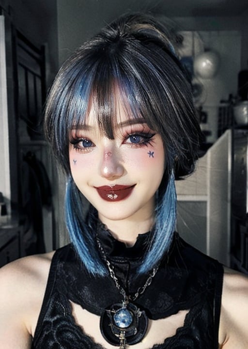 1girl,,egirlmakeup,smile,avatar \(ff14\),<lora:egirlmakeup:0.8>,egirlmakeup,<lora:无油光:0.6>