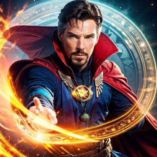 masterpiece, best quality, stephen_strange,necklace,jewelry,cape,magic circle,male focus,flying,focus on upper body <lora:Dr_strange-10:0.6>