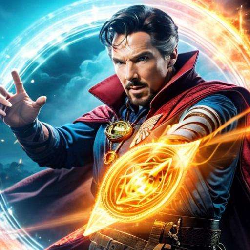 masterpiece, best quality, stephen_strange,necklace,jewelry,cape,magic circle,male focus,flying,focus on upper body <lora:Dr_strange-10:0.8>