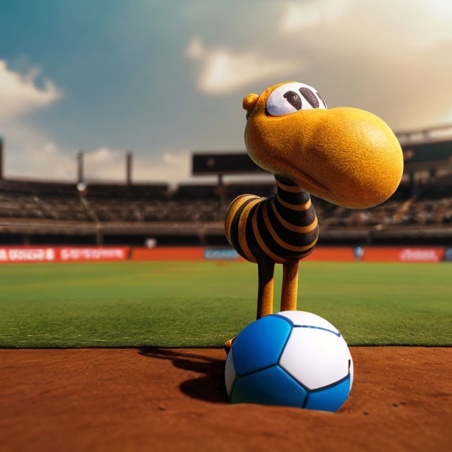 clmnt2, Clemente standing solo, on a soccer field. unreal engine