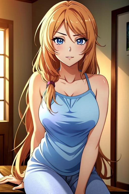 female girl, attractive, shoujo anime style