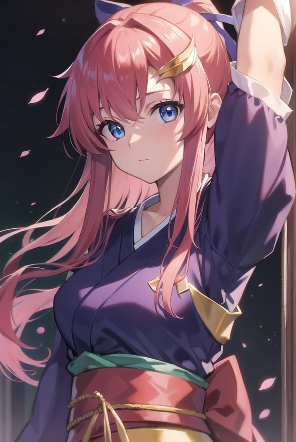 lacusclyne, <lora:lacusclyne:1>,lacus clyne, blue eyes, hair ornament, long hair, wave hair ornament, pink hair, ponytail, hair ribbon, hair clip,BREAK japanese clothes, kimono,BREAK outdoors, city,BREAK looking at viewer, BREAK <lora:GoodHands-vanilla:1>, (masterpiece:1.2), best quality, high resolution, unity 8k wallpaper, (illustration:0.8), (beautiful detailed eyes:1.6), extremely detailed face, perfect lighting, extremely detailed CG, (perfect hands, perfect anatomy),